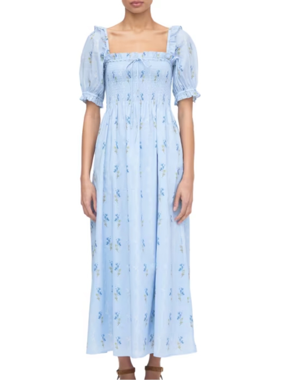 NWT Hill House Home Scarlett Midi Nap
Dress in Bluebell Waltz, Size Large